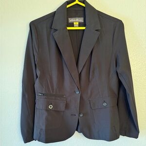 Eddie Bauer Women's Dark Grey Blazer